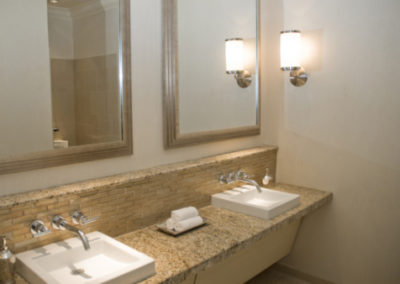 Residential bathroom sinks installed by Ken Paulson Plumbing