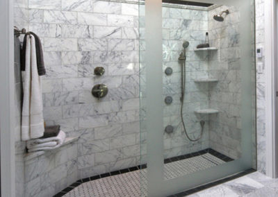 Shower installed by Ken Paulson Plumbing